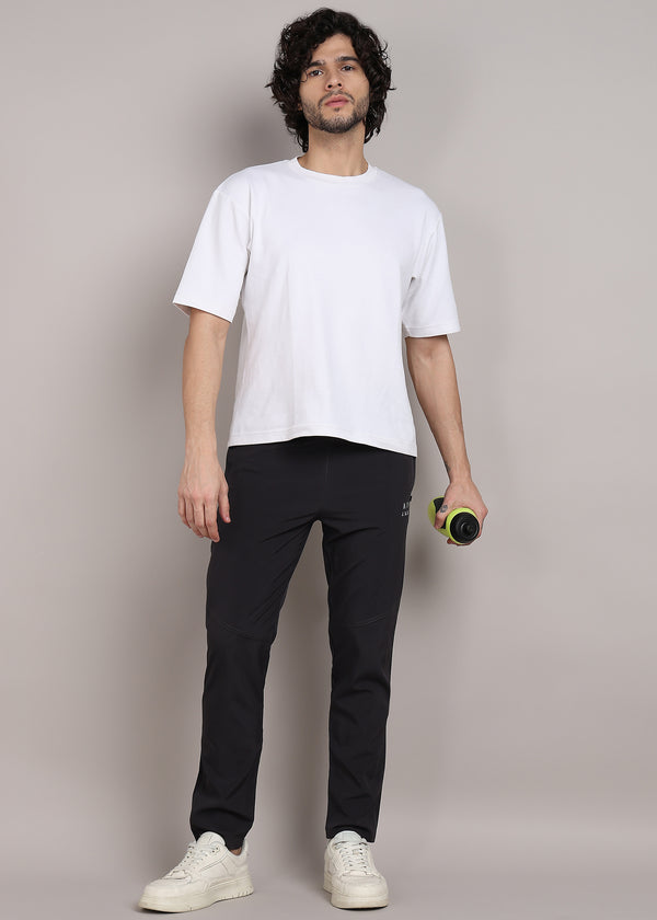 ADFitwear Men's Dark Grey Lycra Track Pants – Activewear